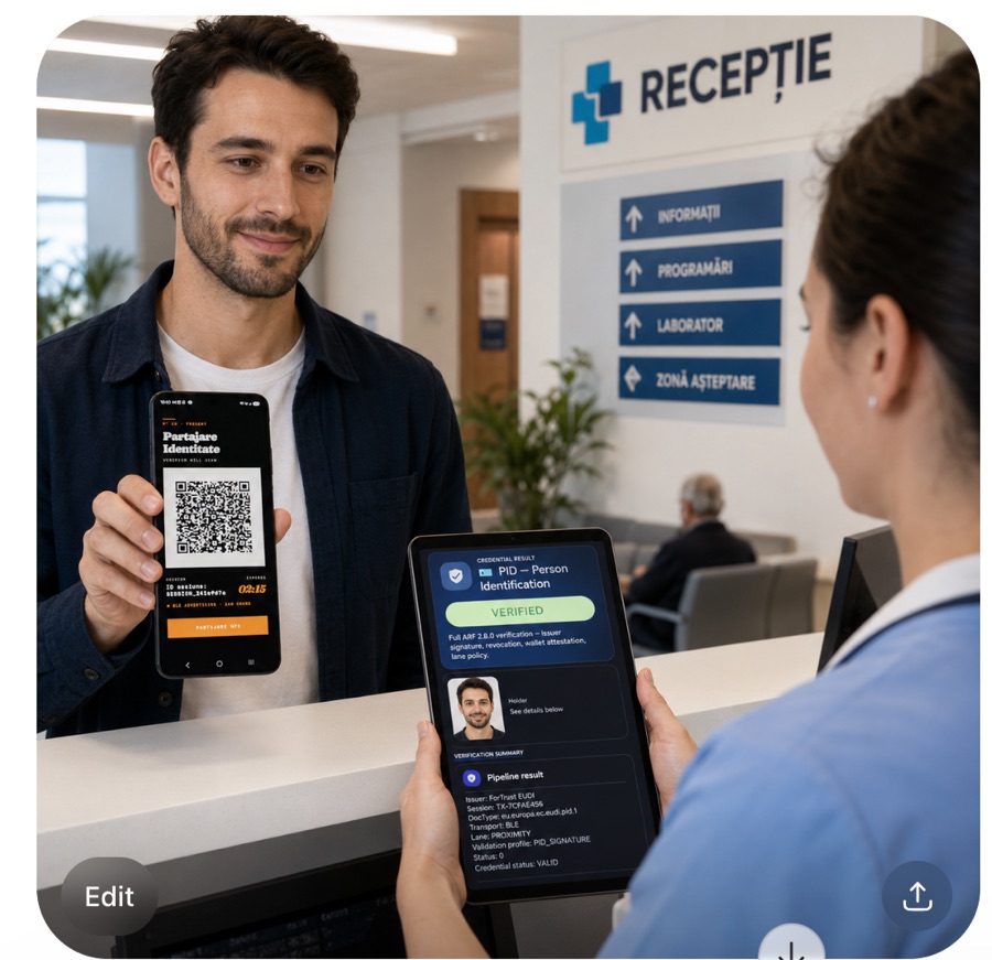 Proximity presentation at hospital, hotel, concert.